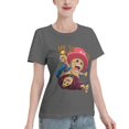 thumbnail image 2 of T-Shirt Basique à Manches Courtes pour Femmes une Pièce Chopper, 2 of 6