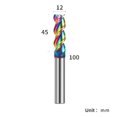 thumbnail image 1 of MYG 1PCS HRC55 3 Flute carbide End mill Aluminum CNC Milling Cutter Tungsten Carbide, 1 of 4