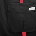 thumbnail image 4 of Cargo Pants Plus Size Solid Color Softy Work Pants for Men Mid Rise Casual Loose Dress Pants Lightweight Fashion Straight Fit Daily Drawstring Comfy Pants(Red,L), 4 of 4