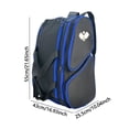 thumbnail image 4 of S SERENABLE Paddle Bag Portable Pickleball Racket Backpack for Outdoor Women Backpacking black blue, 4 of 7
