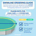 thumbnail image 4 of Swimline Hydrotools Silver King Winter Cover for 12x20 Ft Above Ground Pools, 4 of 6
