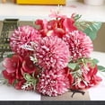 thumbnail image 1 of TIMIFIS Fleurs Artificielles Réalistes, Pivoines en Soie Rouges Fleurs Fausses Bouquet de Fleurs pour Centre de Table Mariage Fête Déco Maison sur, 1 of 6
