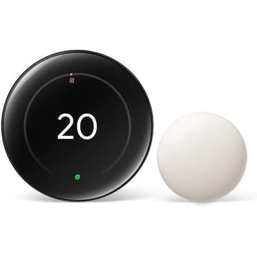 Google Nest / Thermostat Intelligent d'Apprentissage Wi‐Fi (4e Génération) - Obsidienne Polie