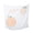 Blanc, Orange, Vert, variante sur Lulujo - 1ère année de bébé - jalon mensuel photographie fond Prop, couverture et jeu de cartes - N'est-elle pas charmante