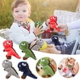 thumbnail image 2 of Blue Adorable Standing Dinosaur Plush Toy, Soft Stuffed Animal For Kids Room Decor, Cuddly Friend For Playtime And Display, 2 of 5