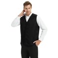 thumbnail image 4 of TOPTIE Adult Volunteer Work Vest Event Supermarket Apron Vests - Black, 4 of 8