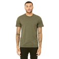 thumbnail image 1 of BELLA+CANVAS T-Shirt Jersey CVC pour Homme, TP, Olive Chiné, 1 of 3