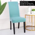 thumbnail image 2 of Unique Bargains Spandex Stretch Chair Covers Easily Washable, Gray Bedding for Home, 2 of 8