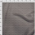 thumbnail image 3 of oneOone Organic Cotton Poplin Twill Fabric Chevron Ikat Printed Craft Fabric BTY 42 Inch Wide, 3 of 4