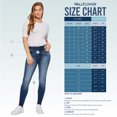 thumbnail image 5 of WallFlower Women's Luscious Curvy Bootcut Mid-Rise Insta Stretch Juniors Jeans (Standard and Plus), 5 of 5