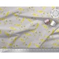 thumbnail image 2 of Soimoi Poly Georgette Fabric Flower Watercolor Printed Craft Fabric by the Yard 42 Inch Wide, 2 of 3