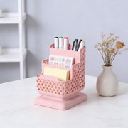 Vacemry Desk Organizer, Plastic Mesh Pen And Makeup Brush Holder For Pencils Markers Office Supplies Art Stationery, Desktop Storage Tray For Home Office Desk Vanity Countertop Organization