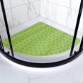 thumbnail image 4 of EGNMCR Bathroom Rugs, Rugs for Living Room Fan Shaped Bath Mat Non Slip Shower Floor Pad With Massage Texture Spanking Dry Waterproof For Bathroom Tub Security Plastics bathroom anti slip mats, 4 of 6