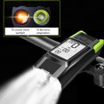 thumbnail image 4 of ZheElen Bicycle Led Light Speedometer Horn 120dB Electric Speaker Usb Charging red, 4 of 6