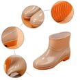 thumbnail image 4 of Dakaela Bottes de Pluie pour Femmes Imperméables à Enfiler Chaussures de Jardin Semelle en Caoutchouc Bottines de Pluie à la Cheville Rouges 6.5, 4 of 7