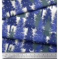 thumbnail image 3 of Soimoi Crepe Silk Fabric Cedar Tree Fabric Prints By Yard 42 Inch Wide, 3 of 5