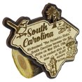 thumbnail image 3 of USA South Carolina State Map Wooden Magnet Souvenir Fridge Magnet Gift, 3 of 5