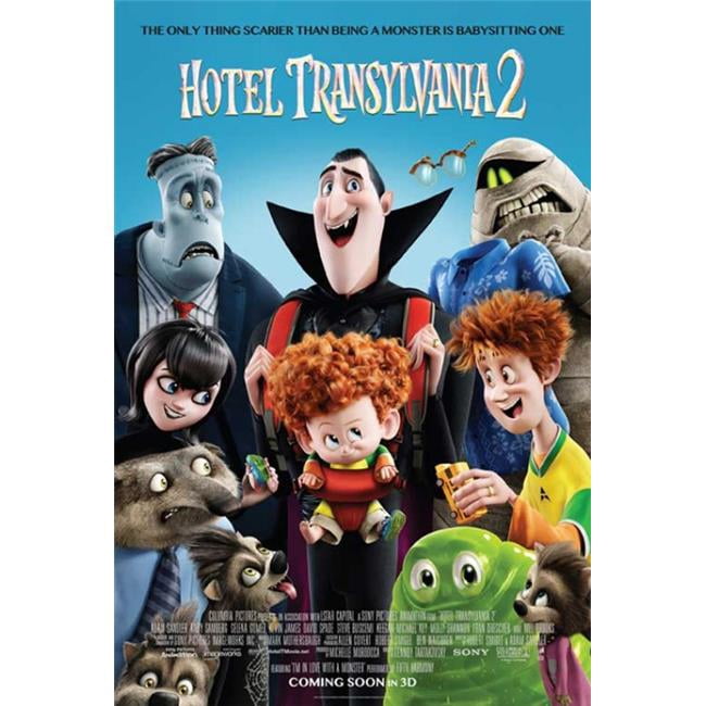 Pop Culture Graphics MOVIB72545 Hotel Transylvania 2 Movie Poster, 27 x 40