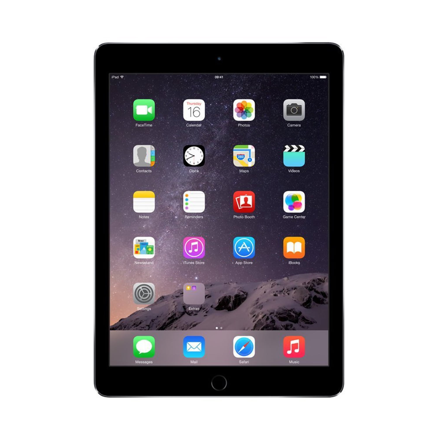Apple iPad Air 2 64 Go Gris Cosmique Wi-Fi MGKL2LL/A (Remis à Neuf)