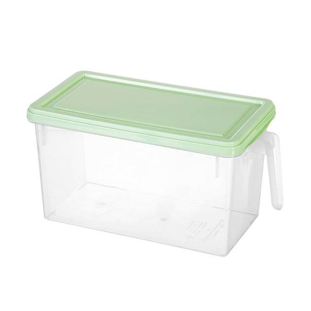Boîte de Rangement Alimentaire de Cuisine pour Réfrigérateur, Boîtier Croustillant avec Poignée Multifonction