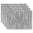 thumbnail image 1 of Fabstyles Shadows Cotton Placemats Set of 4 Machine Washable Thick Rustic Cloth Table Mats Perfect for The Kitchen, Dining, Coffee, Patio, Outdoor Tables, 1 of 3