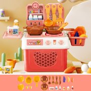 Children's Play Kitchen Toy Set Simulation Induction Cooker Cooking Utensils Kitchen Utensils Cooking Table Boys And Girls' Toys