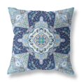 thumbnail image 1 of Amrita Sen CAPL467FSDS-ZP-20x20 Buddha Flower Ceremony Suede Zippered Pillow with Insert Indigo Light Blue, 1 of 4