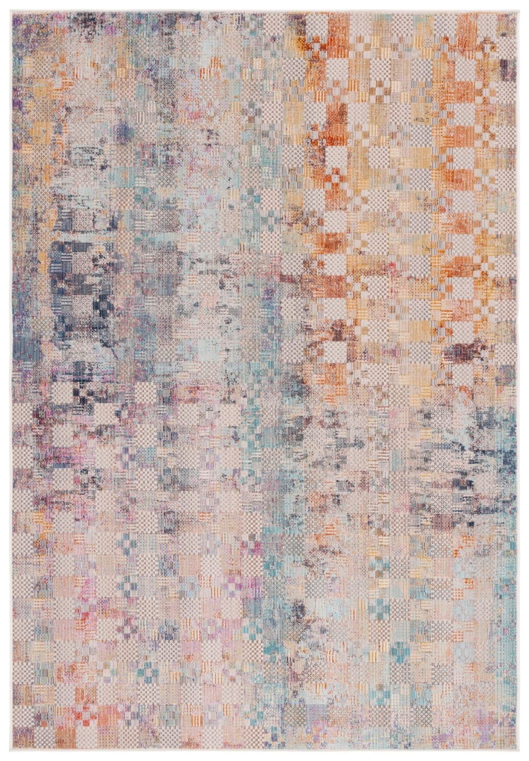 SAFAVIEH Rainbow Jamel Abstract Indoor/Outdoor Area Rug
