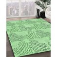 thumbnail image 3 of Ahgly Tapis d'Intérieur Lavable en Machine Carré Vert Clair, 6 Pieds Carré, 3 of 7