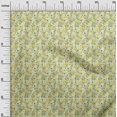 thumbnail image 3 of oneOone Rayon Yellow Fabric Florals Sewing Craft Projects Fabric Prints By Yard 56 Inch Wide, 3 of 4