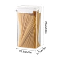 thumbnail image 2 of Meitianfacai Contenants de Rangement pour Céréales en Plastique de Qualité Alimentaire Réutilisables, Organisateurs de Garde-Manger avec Couvercles, 2 of 5