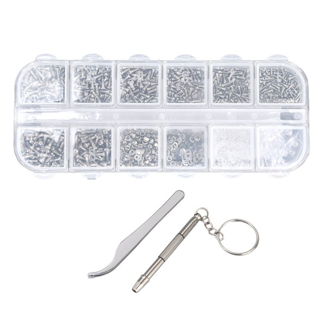 Kit de Réparation de Lunettes, Kit de Réparation de Lunettes Kit de Réparation de Lunettes Petites Vis de Réparation Hautement Recommandé
