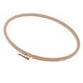 thumbnail image 1 of Rongfmy Oval Shape Wooden Embroidery Stitch Tapestry Hoop Sewing Tools Wood Rings for 295x200mm, 1 of 9