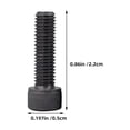 thumbnail image 2 of YSNOOWE 60pcs High Strength Bolt Carbon Steel Hexagonal Socket Screws for Home Appliances, 2 of 8
