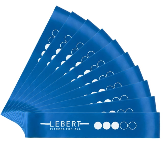 Lebert Mini Bandes – Ensemble de 10 Bandes à Boucle de Résistance Bleues
