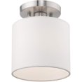thumbnail image 3 of Livex Lighting 41094-91 Support de Plafond en Nickel Brossé 1 Lt, 3 of 3