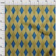 thumbnail image 3 of oneOone Velvet Medium Blue Fabric Argyle Craft Projects Decor Fabric Printed By The Yard 58 Inch Wide, 3 of 4