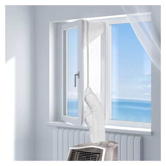 Jinsinto Air Conditioning Window Seal 400CM Fontainebleau, Mobile Air Conditioning Caulking Fabrics for Windows, Air Conditioning Window Seal, Mobile Air Conditioner Accessory