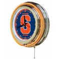 thumbnail image 4 of Holland Bar Stool Co. Syracuse University 15" Double Neon Wall Clock, 4 of 4
