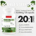thumbnail image 2 of Inno Nutrition Broccoli Extract 10,000mg (20:1 Concentrate) - 120 Capsules | Sulforaphane-Rich Antioxidant Support for Men & Women | Non-GMO, Gluten-Free, Made in Canada, 2 of 7