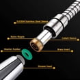 thumbnail image 2 of Shower Hose Stainless Steel Extra Long Shower Hose Replacement Handheld Shower Head Hose Extension, 2 of 6