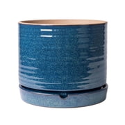 Better Homes & Gardens 8" Ceramic Round Planter Pot-Teal