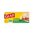 thumbnail image 2 of Glad Sacs à Sandwich Pliables Sacs en Plastique, Lot de 180, 2 of 3