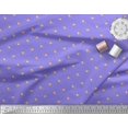 thumbnail image 2 of Soimoi Tissu Poly Georgette Imprimé Feuilles & Roses Floral pour Couture au Mètre 42 Pouces de Large, 2 of 3