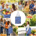 thumbnail image 2 of Construction Themed Reusable Fabric Tote Bag - Large Capacity Washable & Foldable, 2 of 5