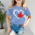 thumbnail image 2 of WEAIXIMIUNG T-Shirts pour Adolescentes T-Shirts Tendance pour Filles T-Shirt à Manches Courtes d'Été Col Ras du Cou T-Shirt Coupe Décontractée T-Shirts Basiques, 2 of 4