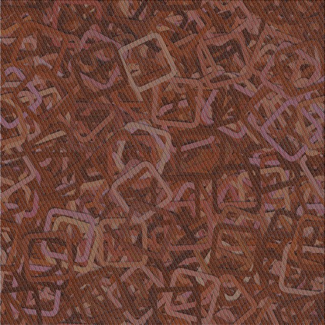 Ahgly Tapis d'Intérieur Lavable en Machine Carré Transitionnel Marron Sienne, 6 Pieds Carré