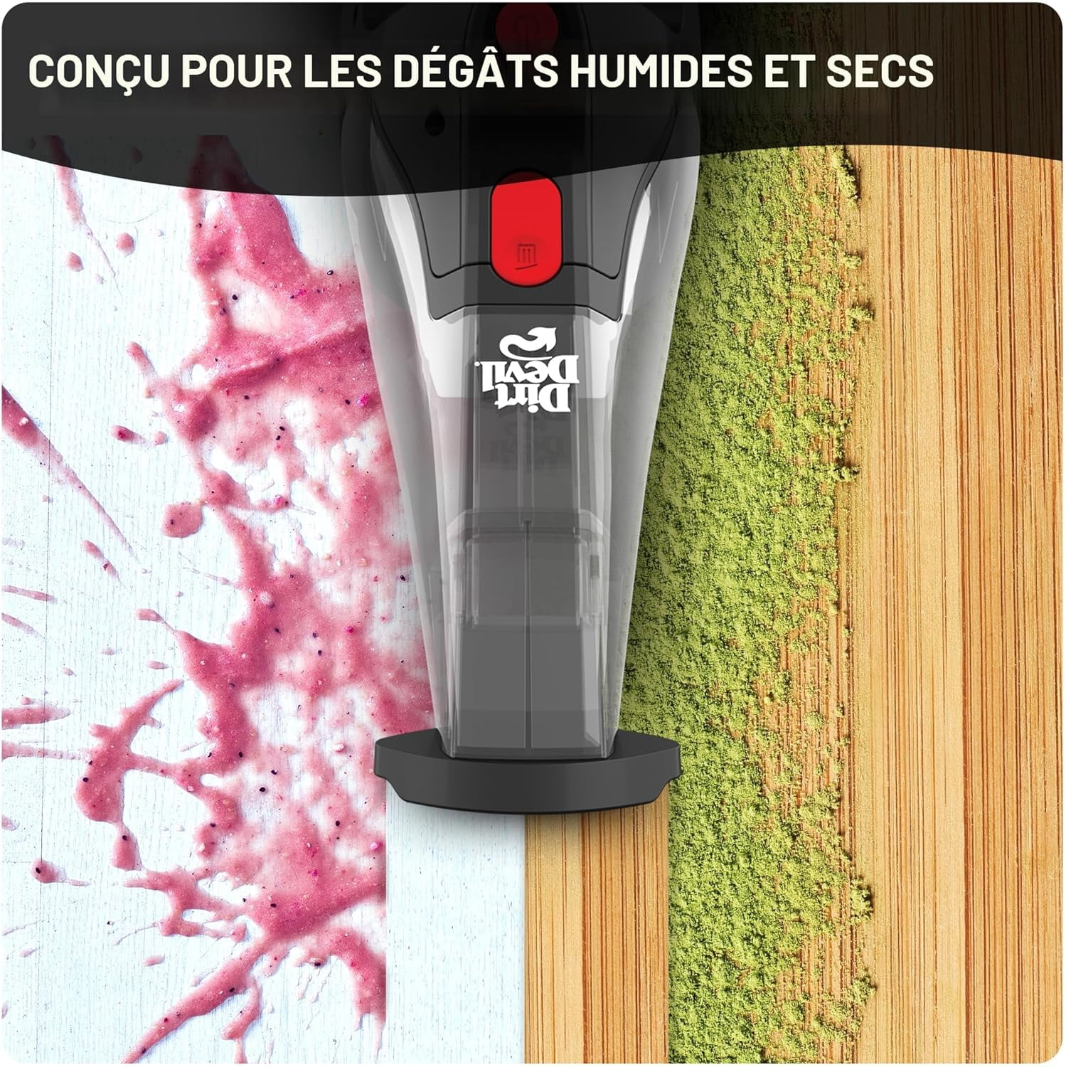 Dirt Devil Wet & Dry +16V Cordless Hand Vacuum Cleaner