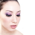 thumbnail image 2 of Coveted Cosmetics False Eyelashes Natural Feather Hand Made Human Hair Fake Falsies Lashes (10 Pair, Temptress), 2 of 2