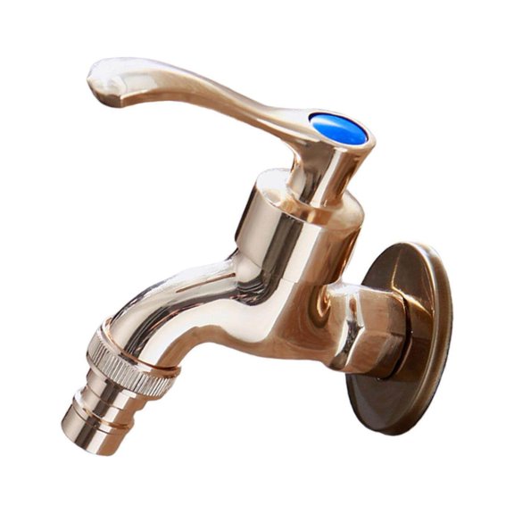 Water Tap Indoor Outdoor Faucet Garden Hotel Faucet Bathroom Outdoor Bibcock for Bathroom Titanium